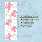 PINK BALLOON DOG - UV DTF Pen Wrap