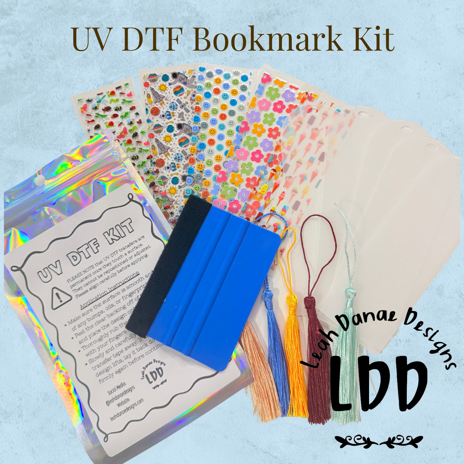 UV DTF Bookmark Kit