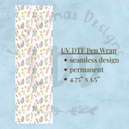 WILDFLOWER - UV DTF Pen Wrap, Floral Design