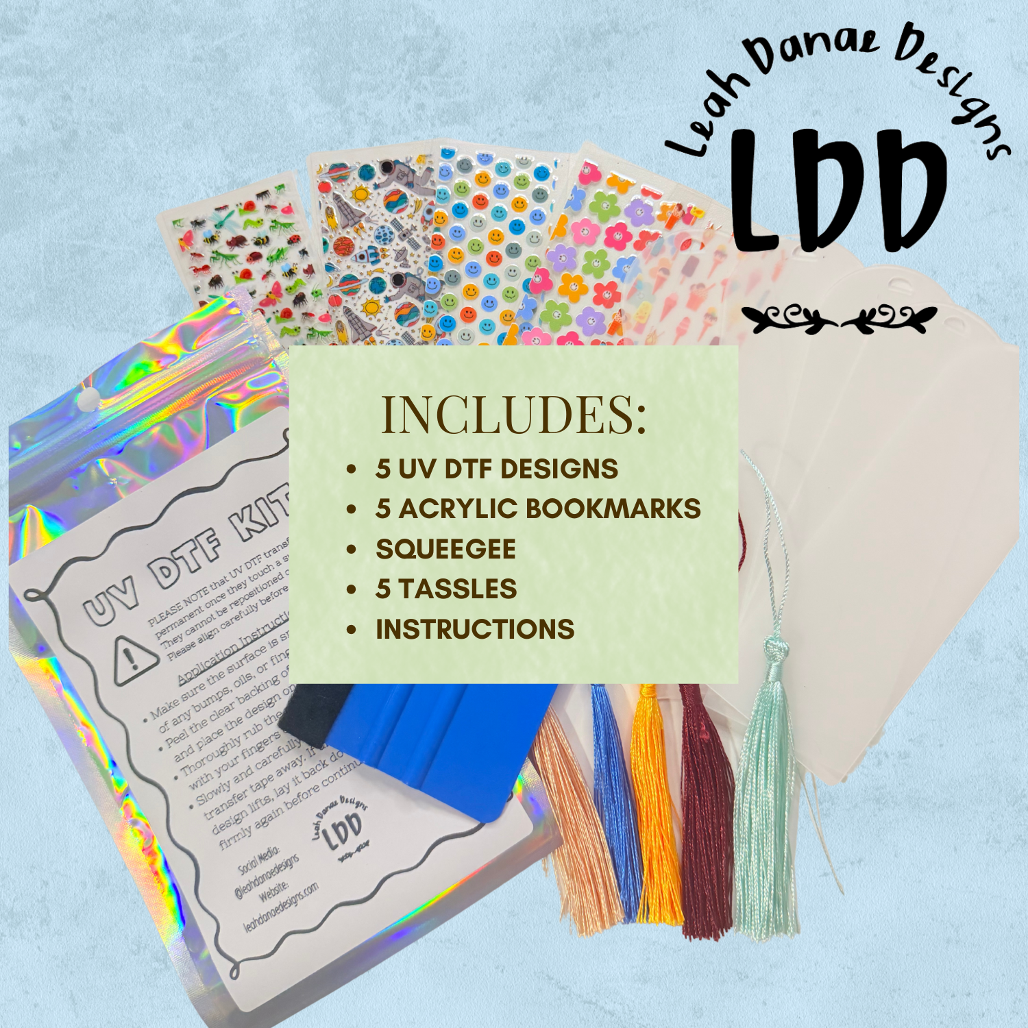 UV DTF Bookmark Kit
