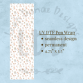 WHISPY - UV DTF Pen Wrap, Floral Design