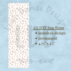 WHISPY - UV DTF Pen Wrap, Floral Design