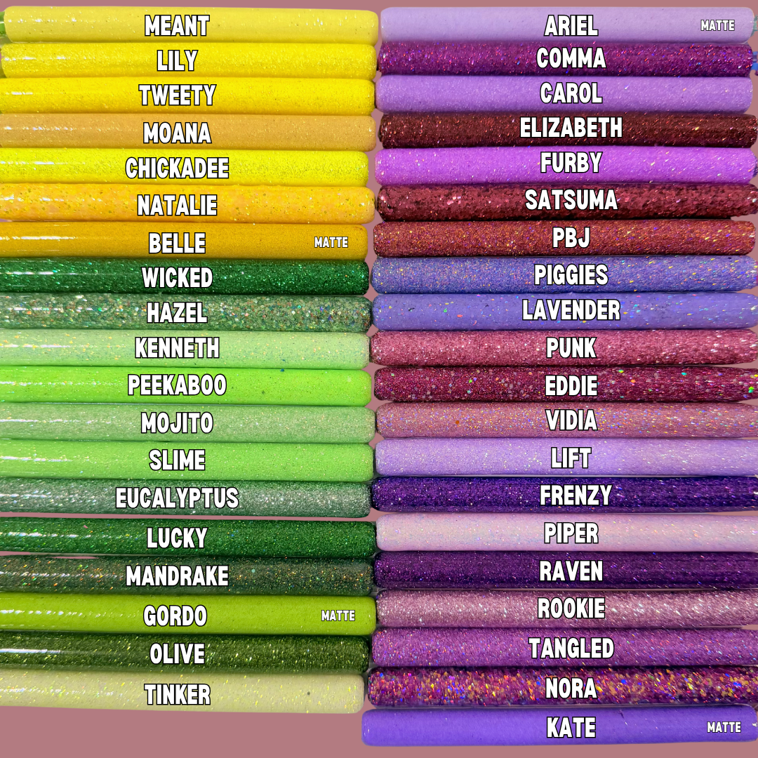 VINTAGE BOW Pen - Refillable Gel Pen | Glitter Pen