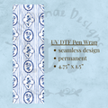 FLORAL FRAMES - UV DTF Pen Wrap, Floral Design