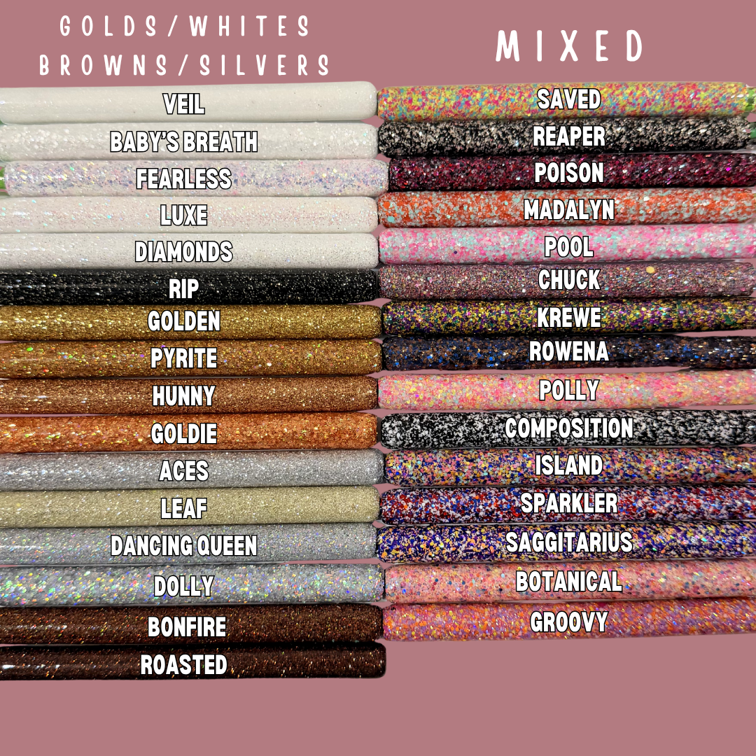 VINTAGE BOW Pen - Refillable Gel Pen | Glitter Pen