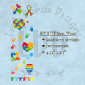 AUTISM AWARENESS - UV DTF Pen Wrap