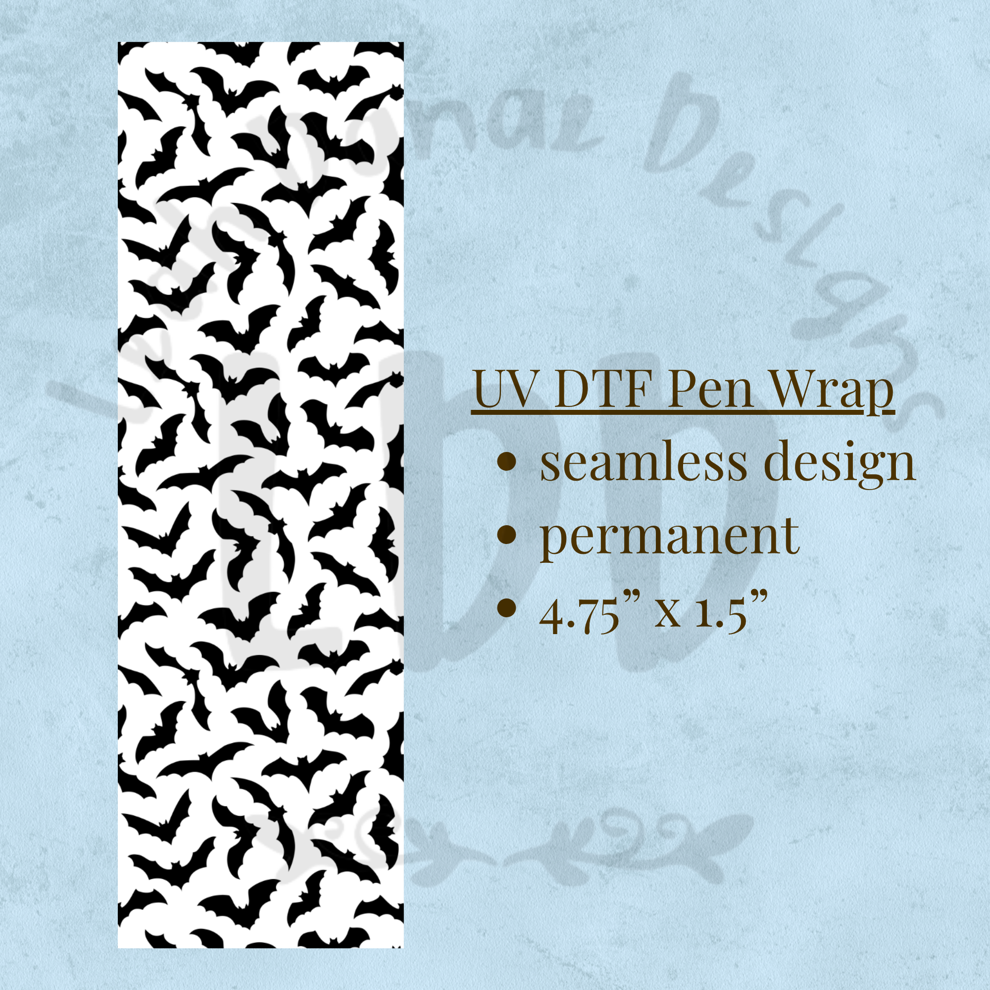 BAT - UV DTF Pen Wrap