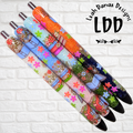 BOOK FLOWERS Pen - Refillable Gel Pen | Glitter Pen