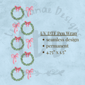 BOW WREATH - UV DTF Pen Wrap