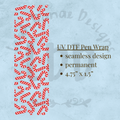 CANDY CANE - UV DTF Pen Wrap