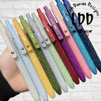 CLIPPED Glitter Pen - Gel Black Ink 0.5mm, Refillable