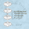 COMPOSITION LABEL - UV DTF Pen Wrap