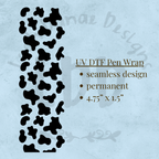 COW PRINT - UV DTF Pen Wrap