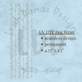 DAINTY GARLAND - UV DTF Pen Wrap