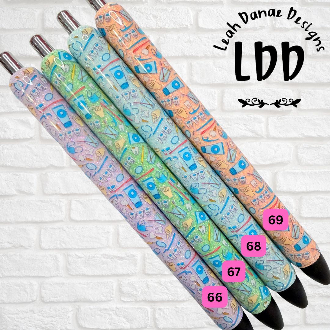 DENTAL Glitter Pen - Ready To Ship