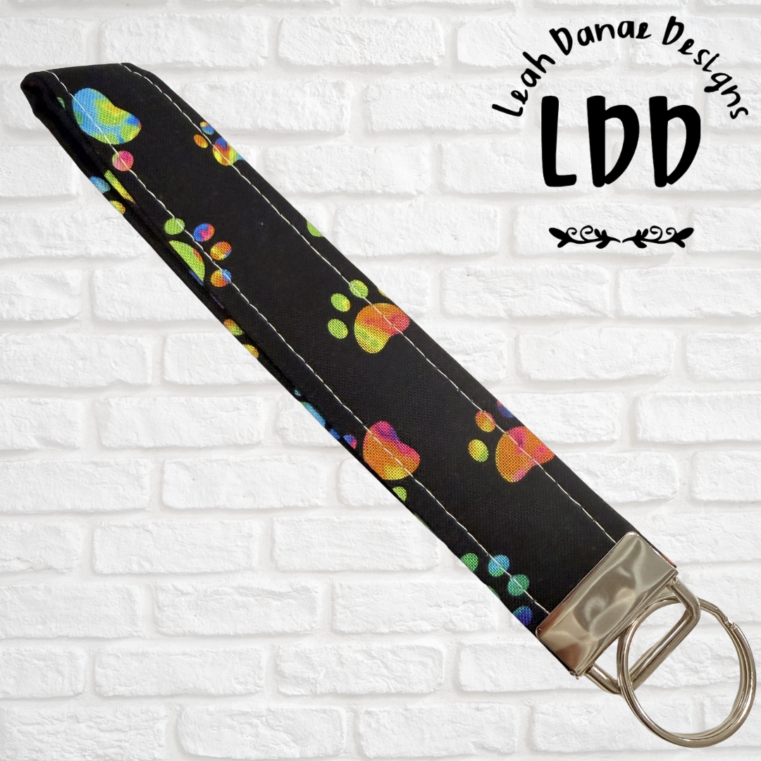 DISCO PAWS - Wristlet Keychain