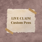 LIVE CLAIM - Create Your Own Glitter Pen