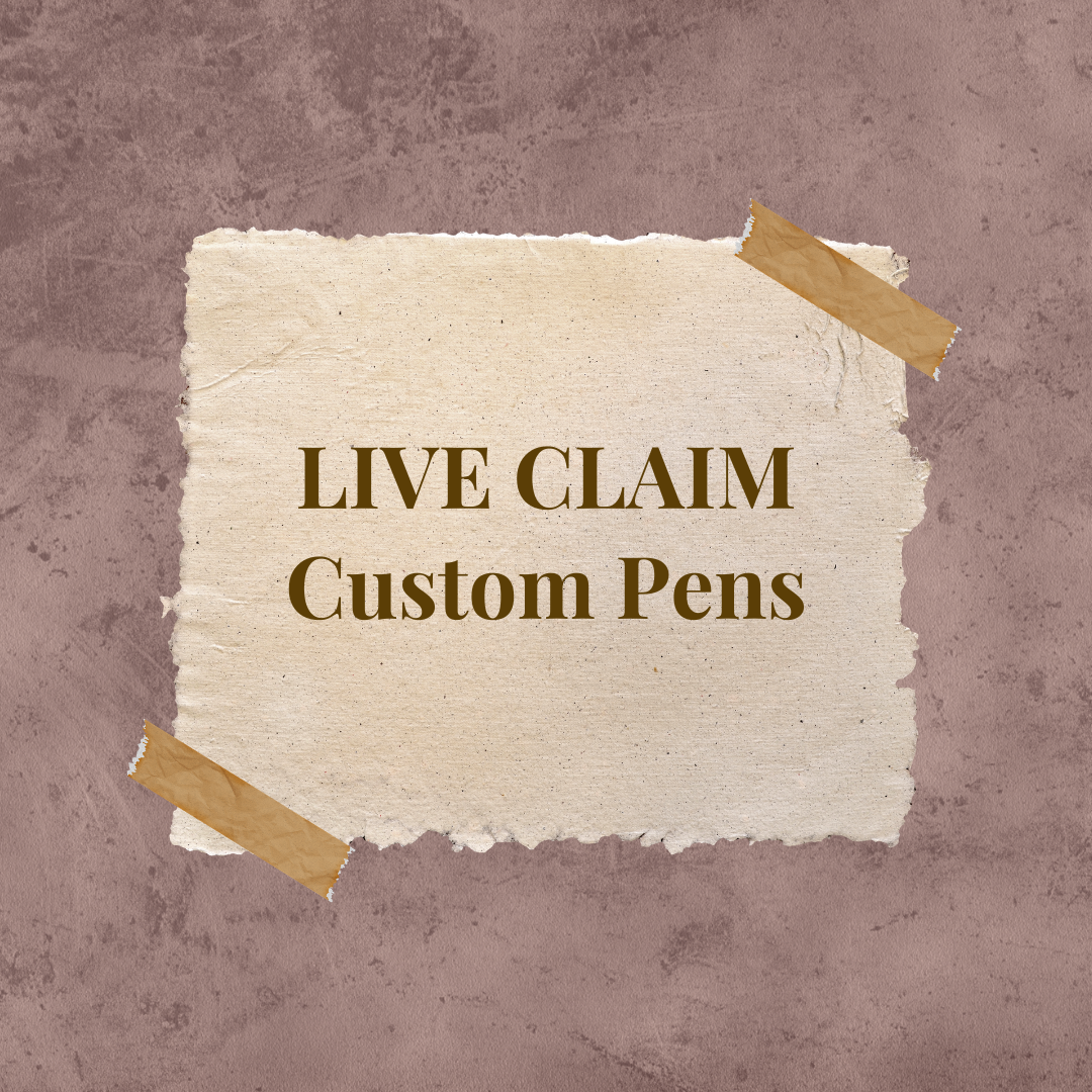 LIVE CLAIM - Create Your Own Glitter Pen