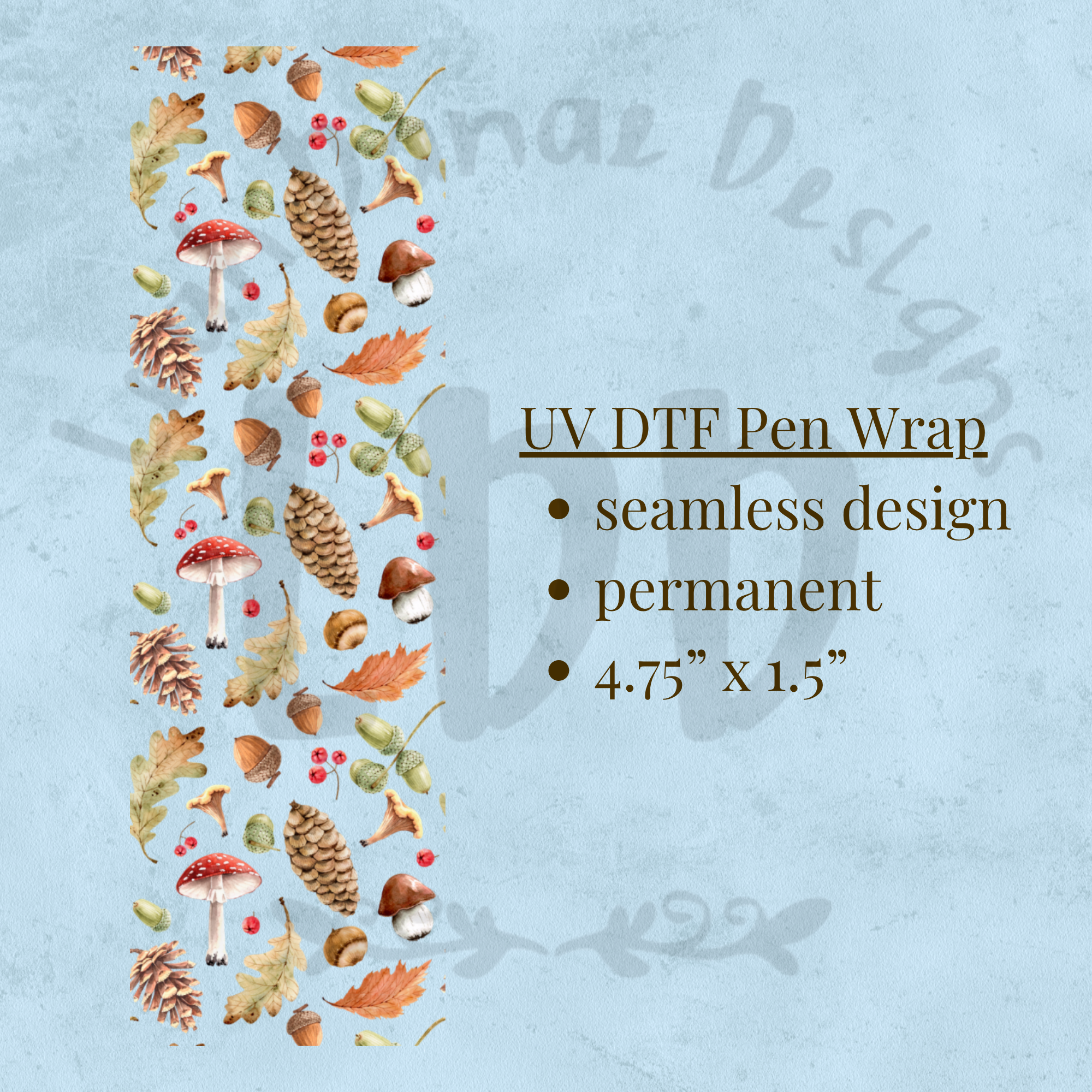 FALL - UV DTF Pen Wrap