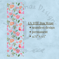 FLAMINGO FLORAL - UV DTF Pen Wrap