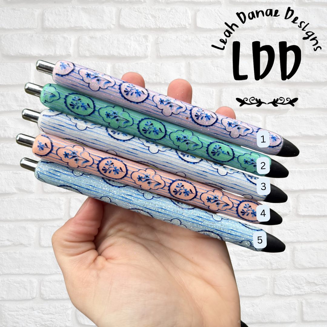 FLORAL Collection - Glitter Pen