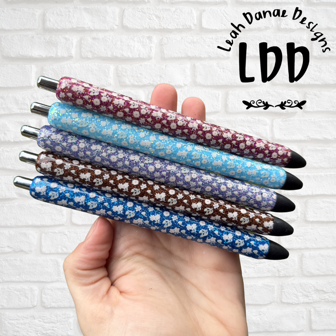 FLORAL Collection - Glitter Pen