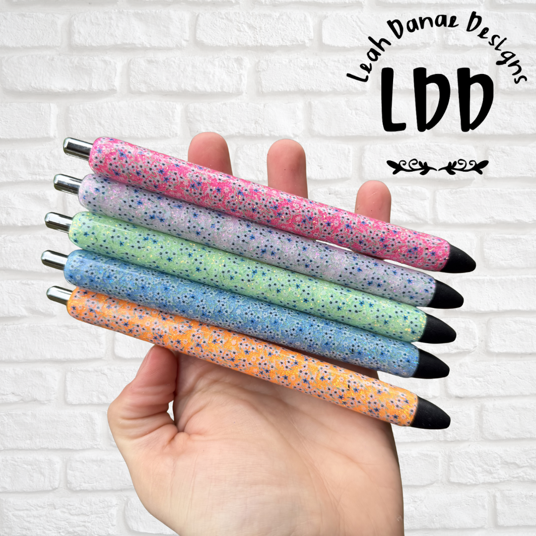 FLORAL Collection - Glitter Pen