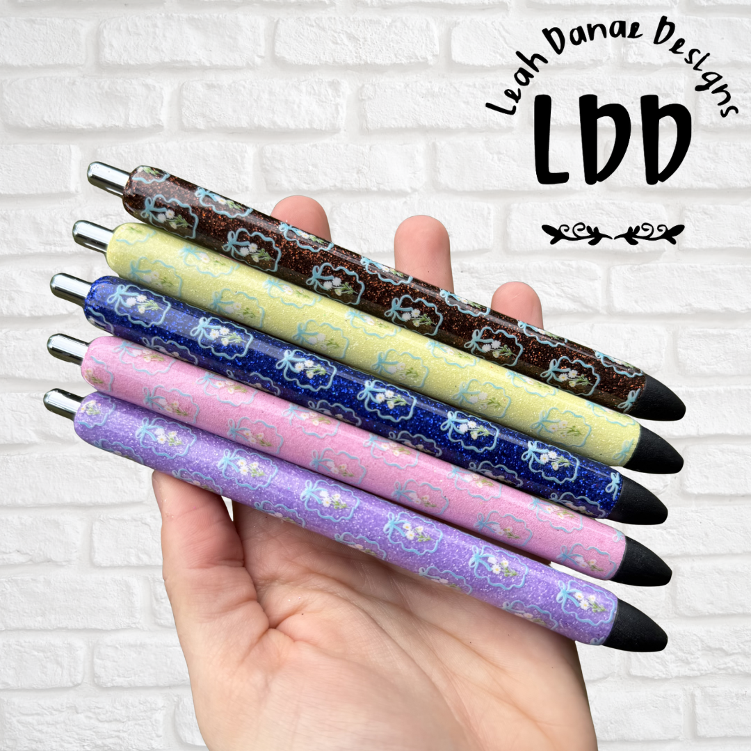 FLORAL Collection - Glitter Pen