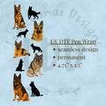 GERMAN SHEPHERD - UV DTF Pen Wrap