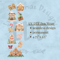 GINGERBREAD HOUSE - UV DTF Pen Wrap