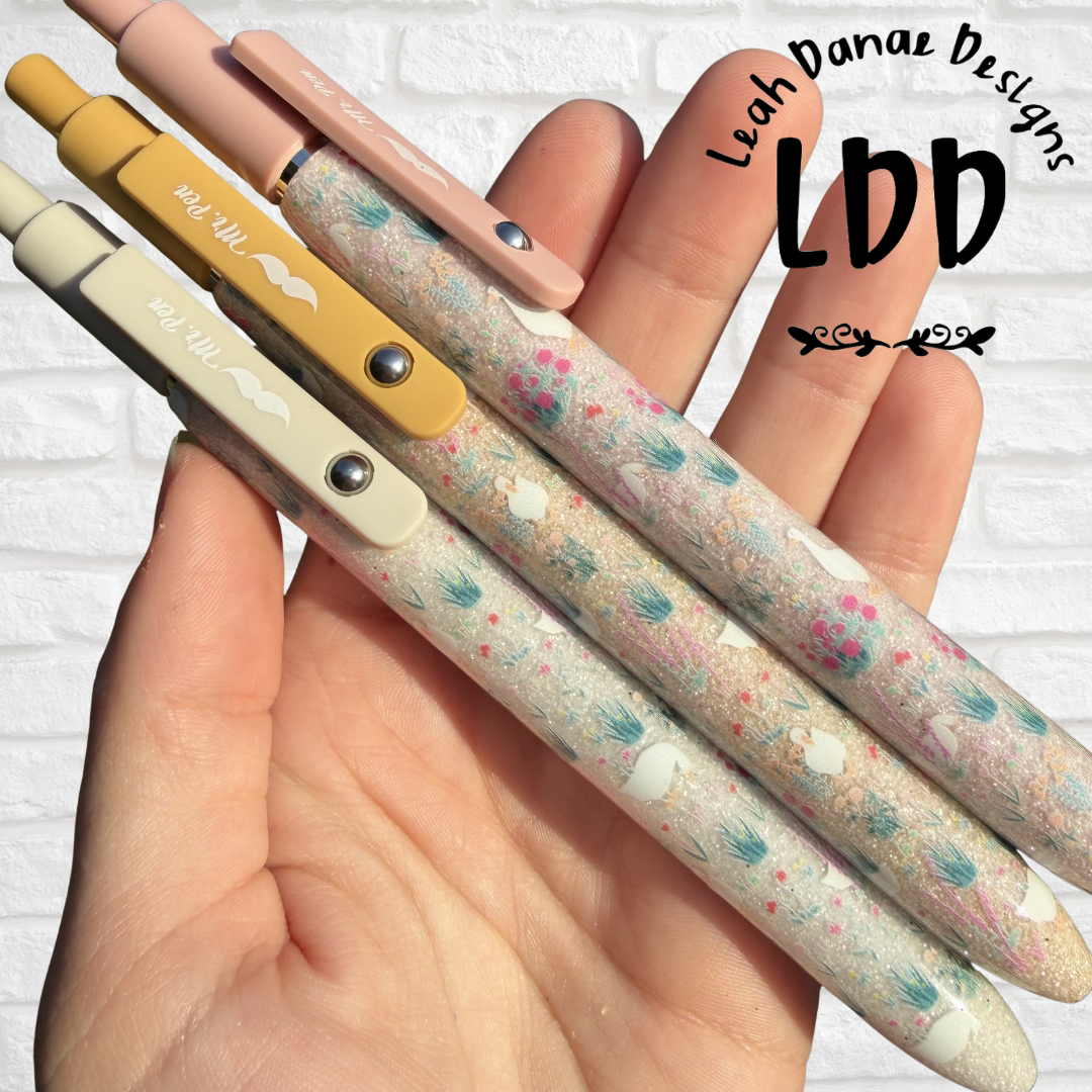 GRASS GOOSE Ready To Ship - Glitter Pen, Gel Black Ink