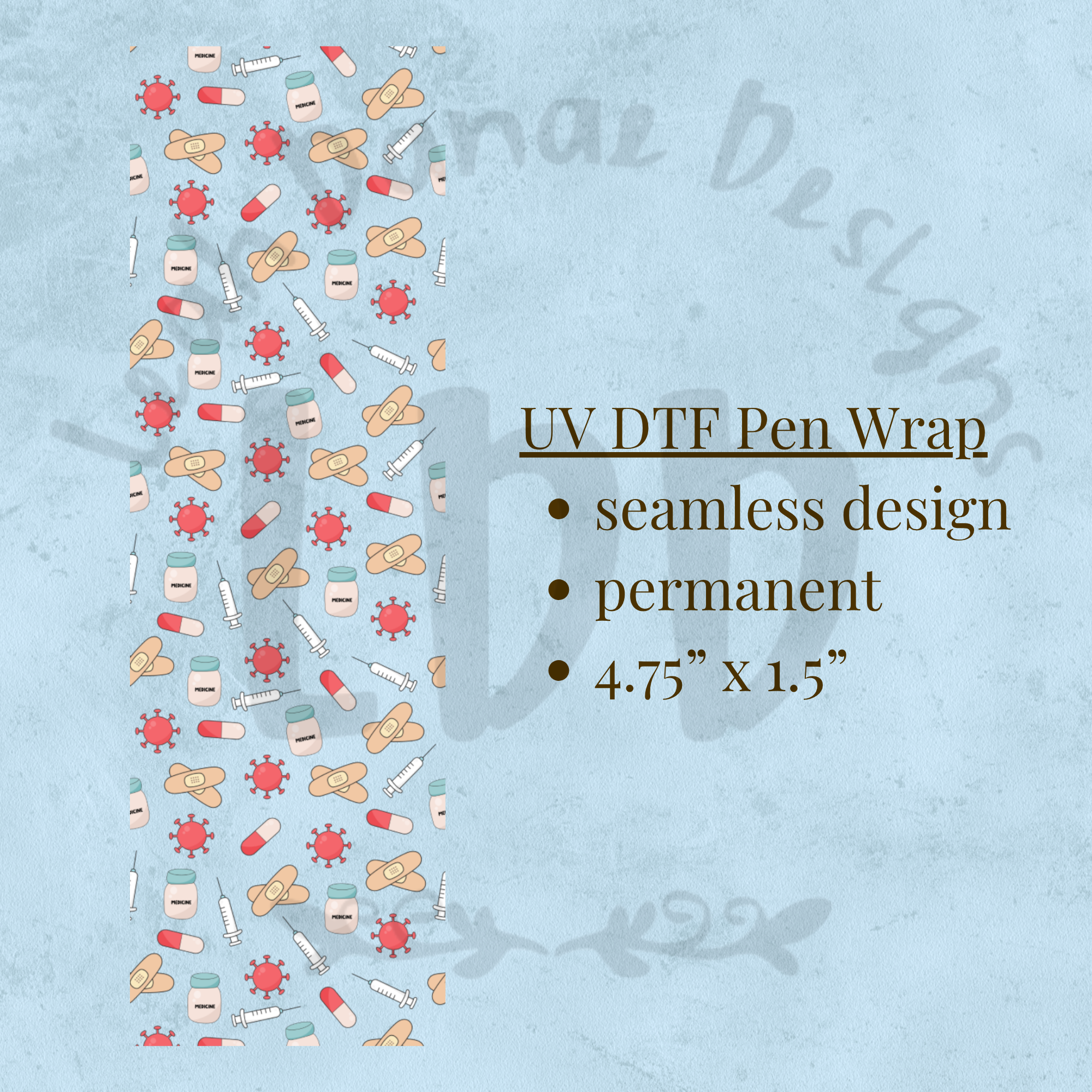 HEALTHCARE - UV DTF Pen Wrap