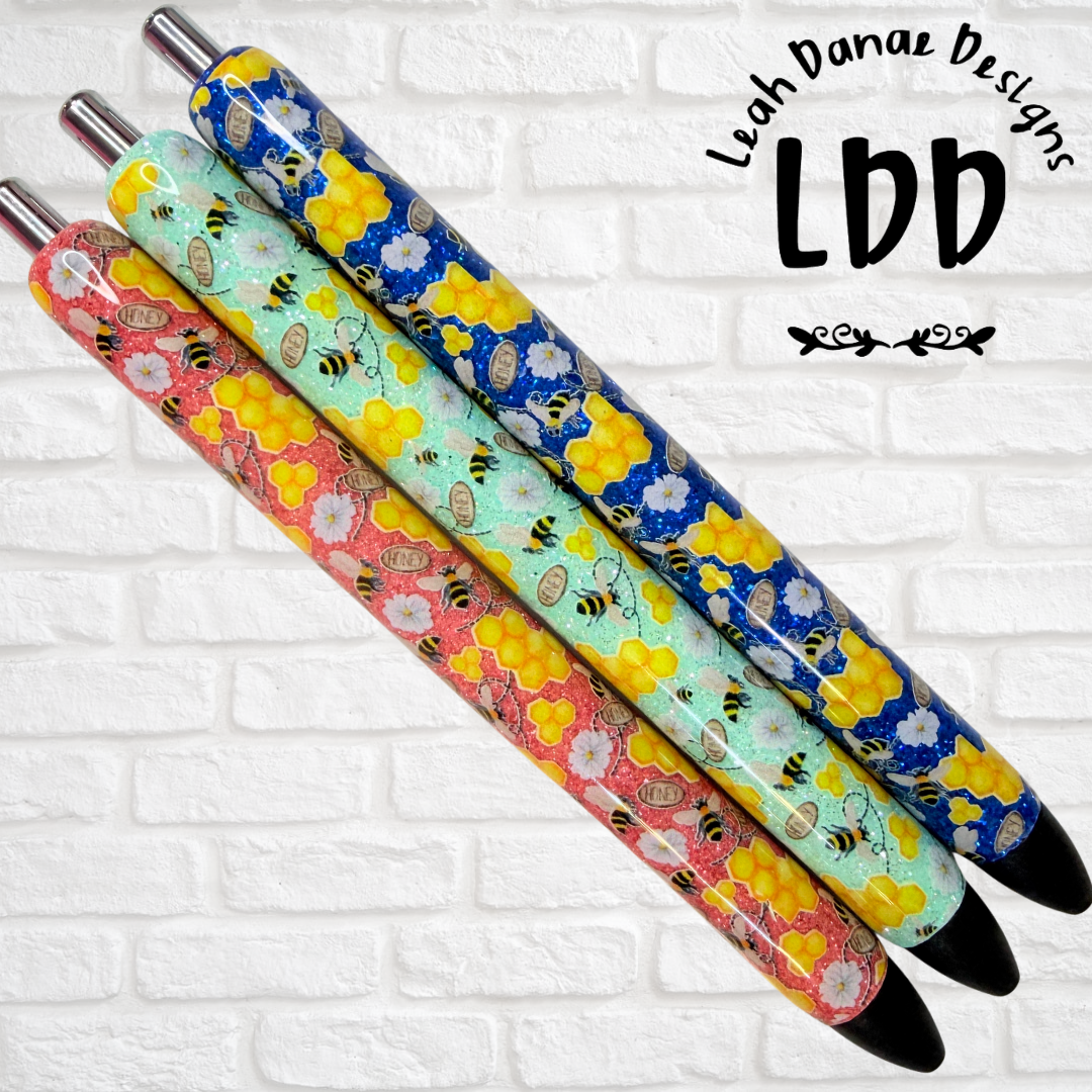 HONEY BEE - UV DTF Pen Wrap