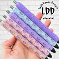 BOW LAVENDER Pen - Refillable Gel Pen | Glitter Pen