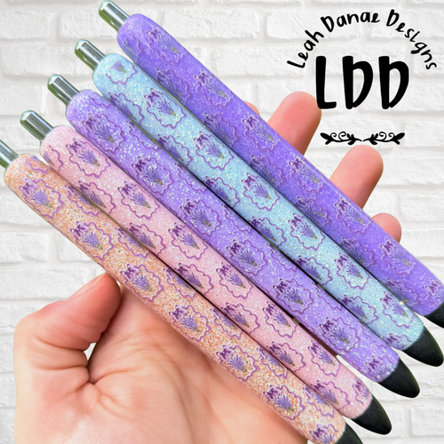 BOW LAVENDER - UV DTF Pen Wrap