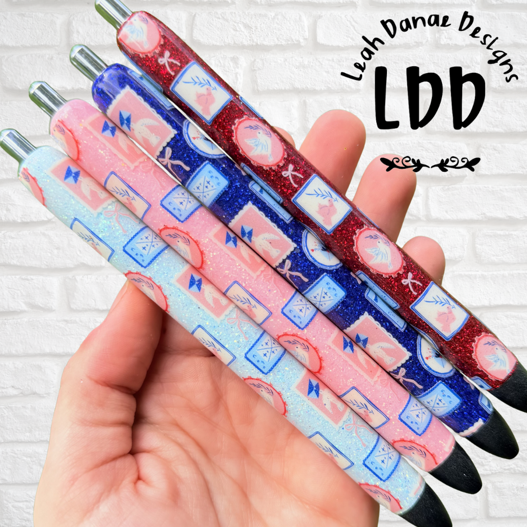 DOVE MAIL Pen - Refillable Gel Pen | Glitter Pen
