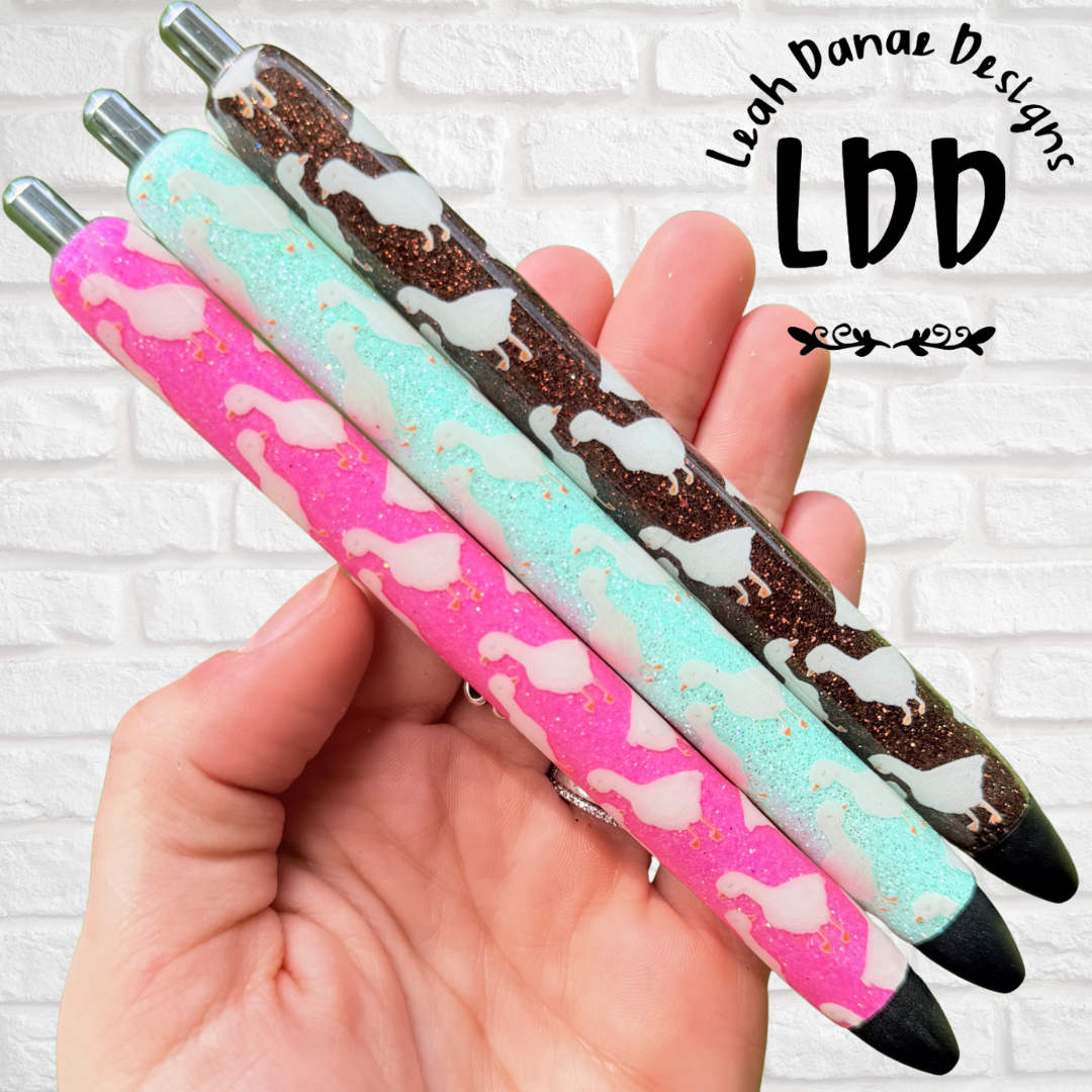 GOOSE Pen - Refillable Gel Pen | Glitter Pen