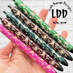 PEACH GOOSE Pen - Refillable Gel Pen | Glitter Pen