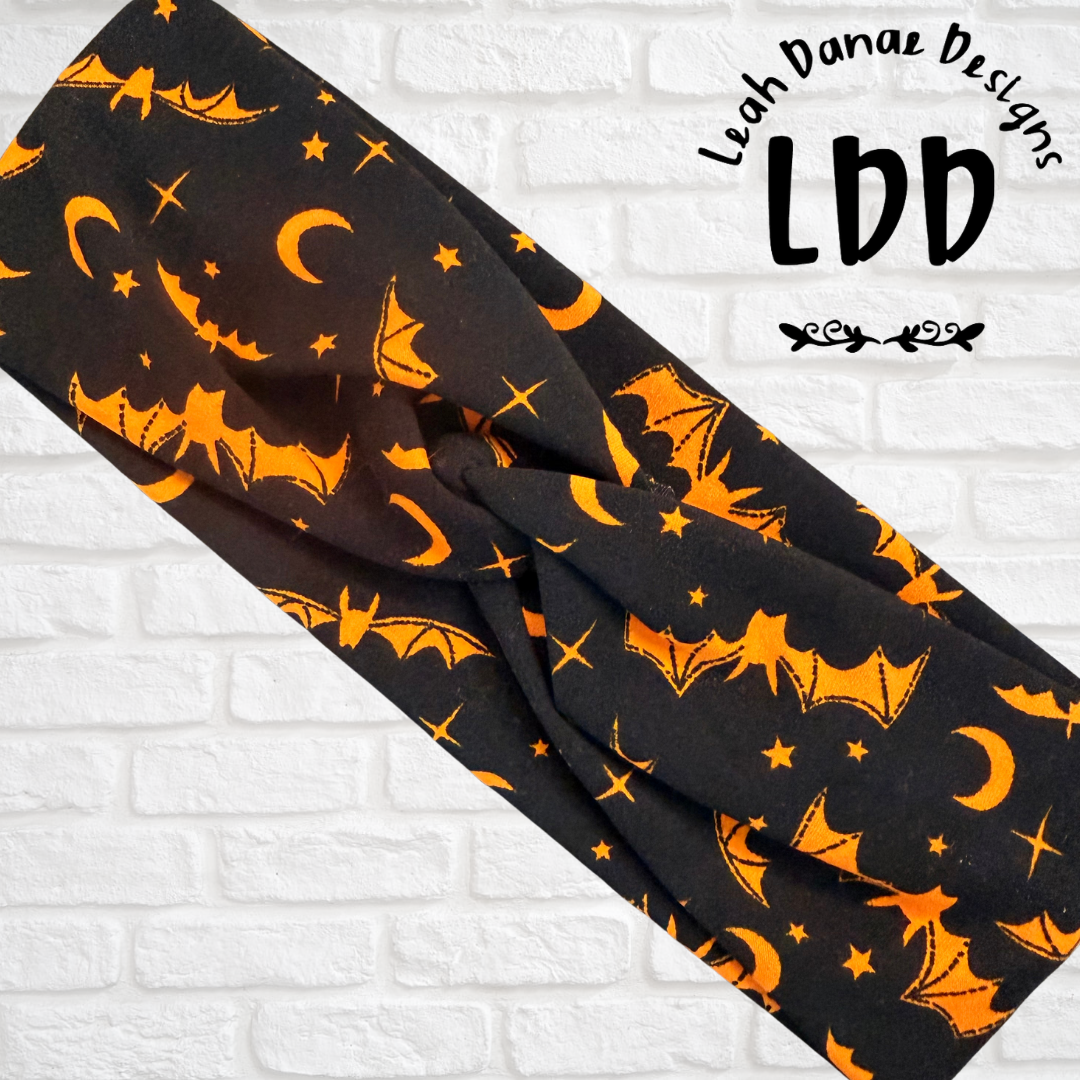 SPOOKY BATS - Twist Headband