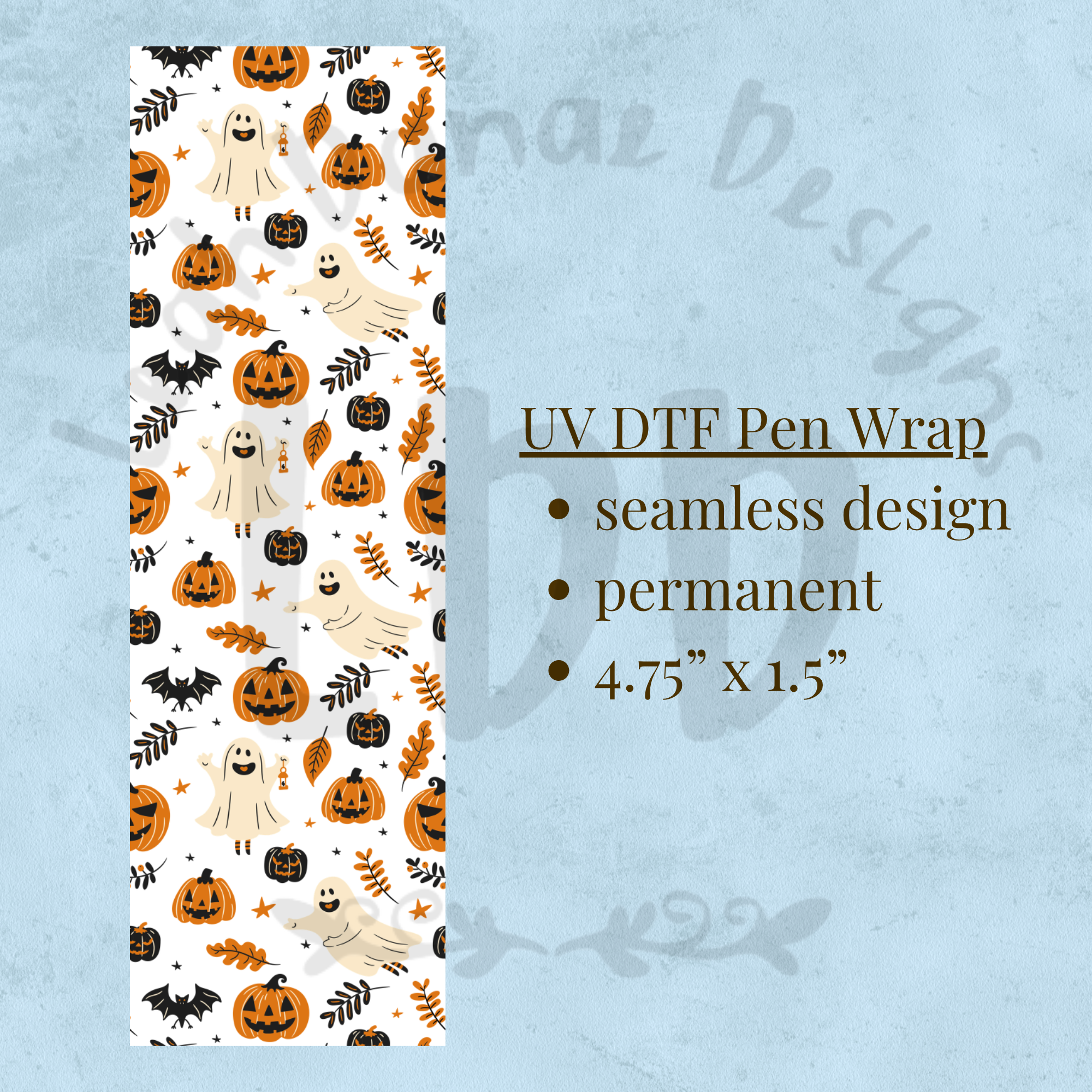 JACK GHOST - UV DTF Pen Wrap