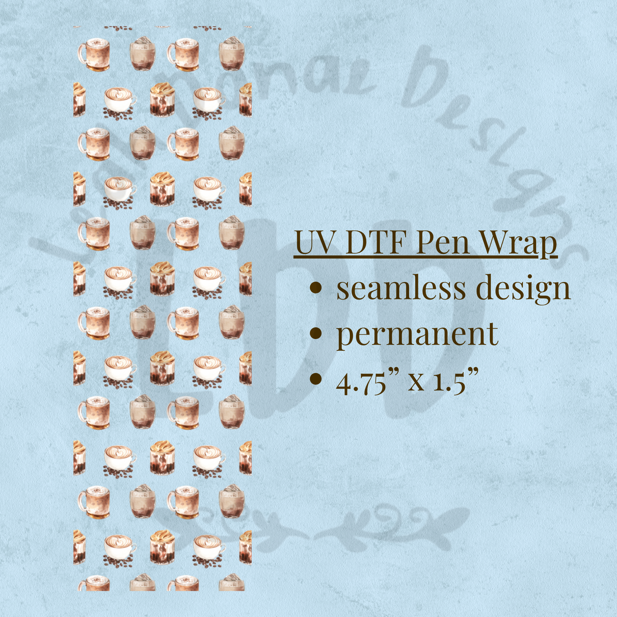 LATTE - UV DTF Pen Wrap
