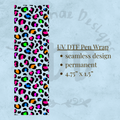 NEON LEOPARD - UV DTF Pen Wrap