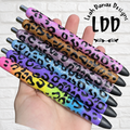 LEOPARD PRINT Pen - Refillable Gel Pen | Glitter Pen