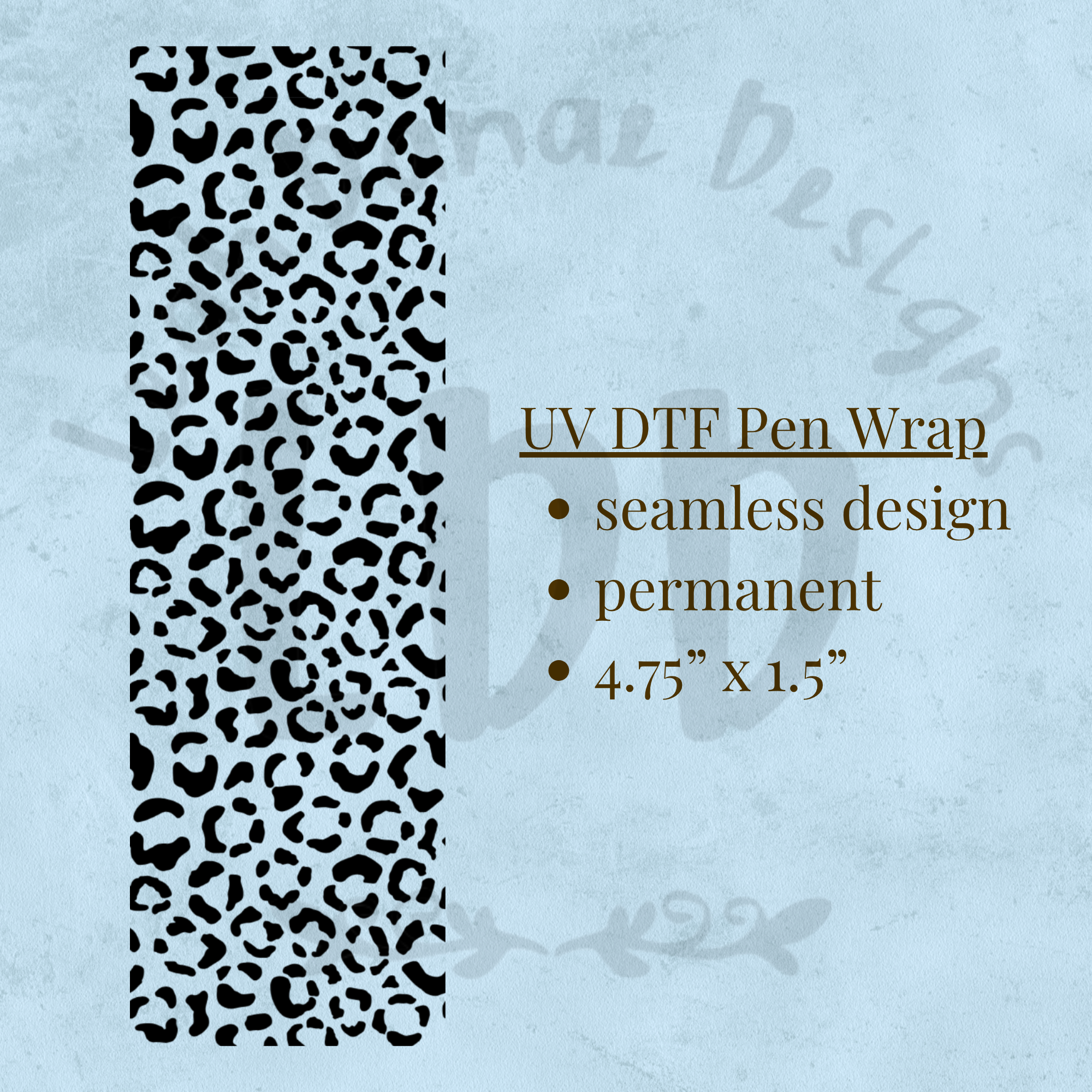 LEOPARD - UV DTF Pen Wrap