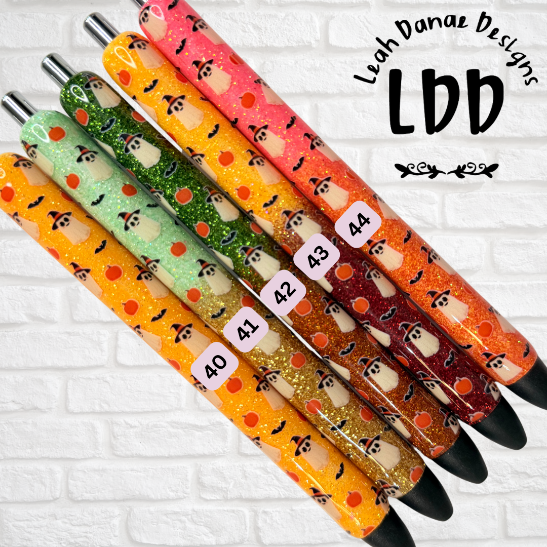 WITCH GHOST Glitter Pen - Ready To Ship