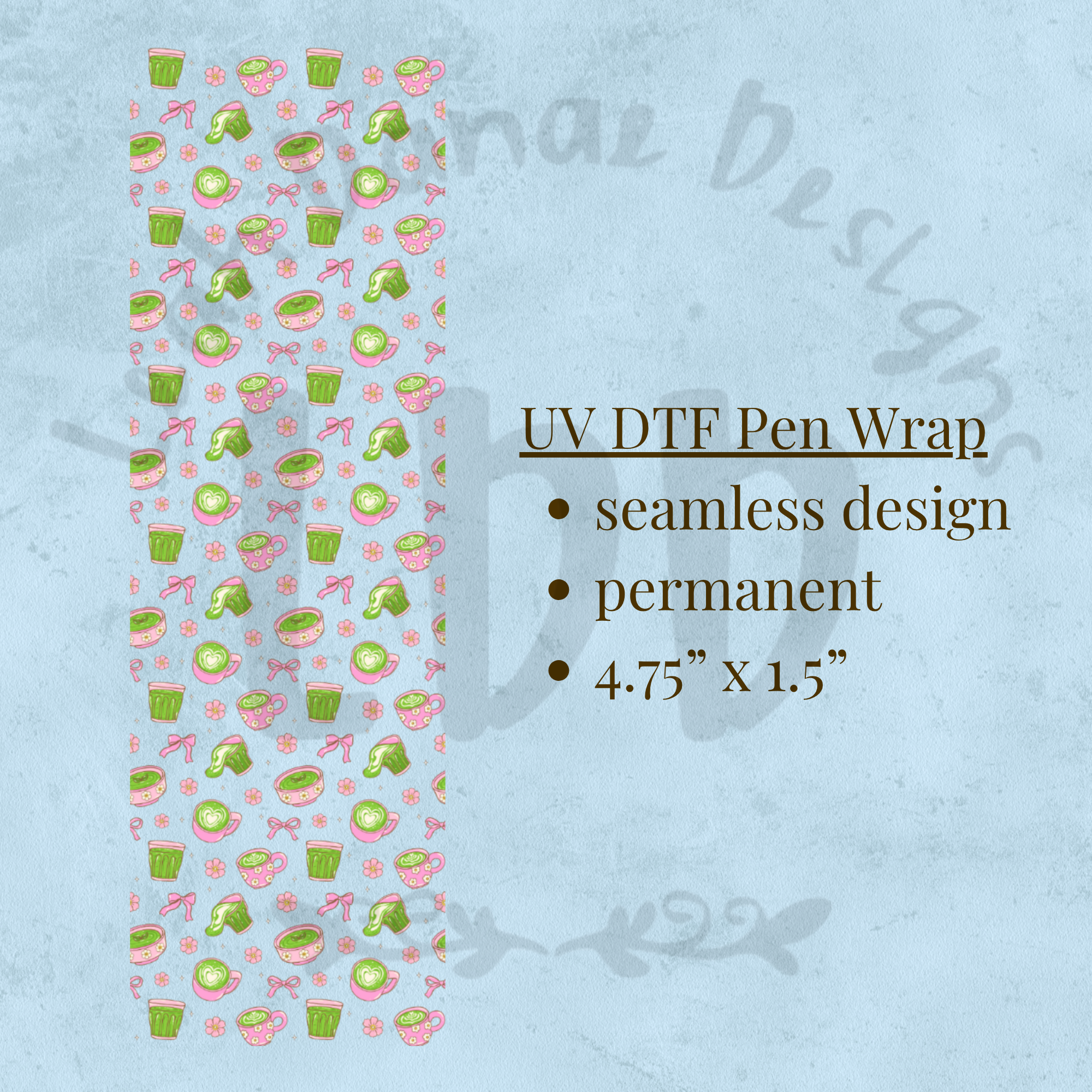 MATCHA - UV DTF Pen Wrap