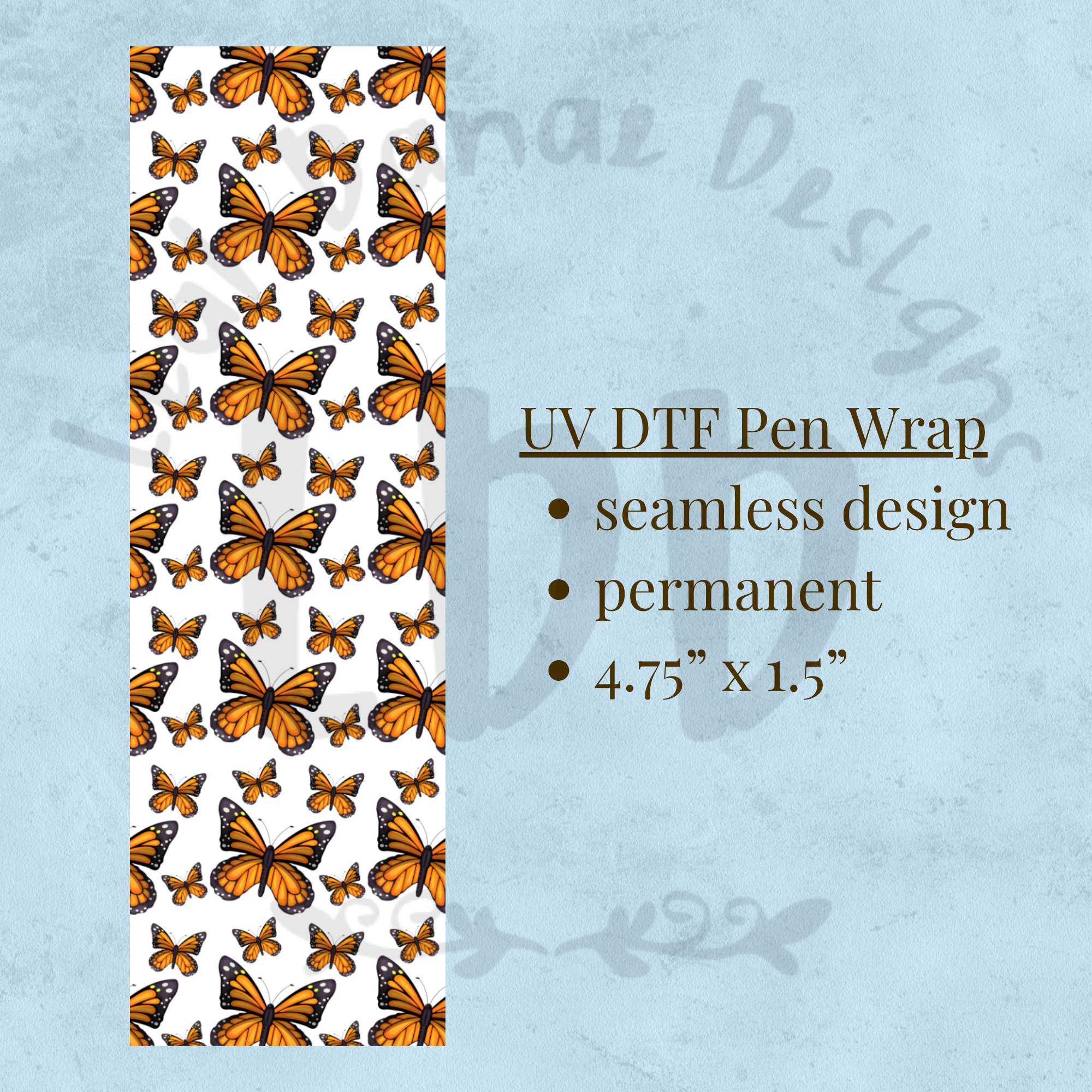 MONARCH - UV DTF Pen Wrap