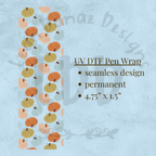 NEUTRAL PUMPKINS - UV DTF Pen Wrap