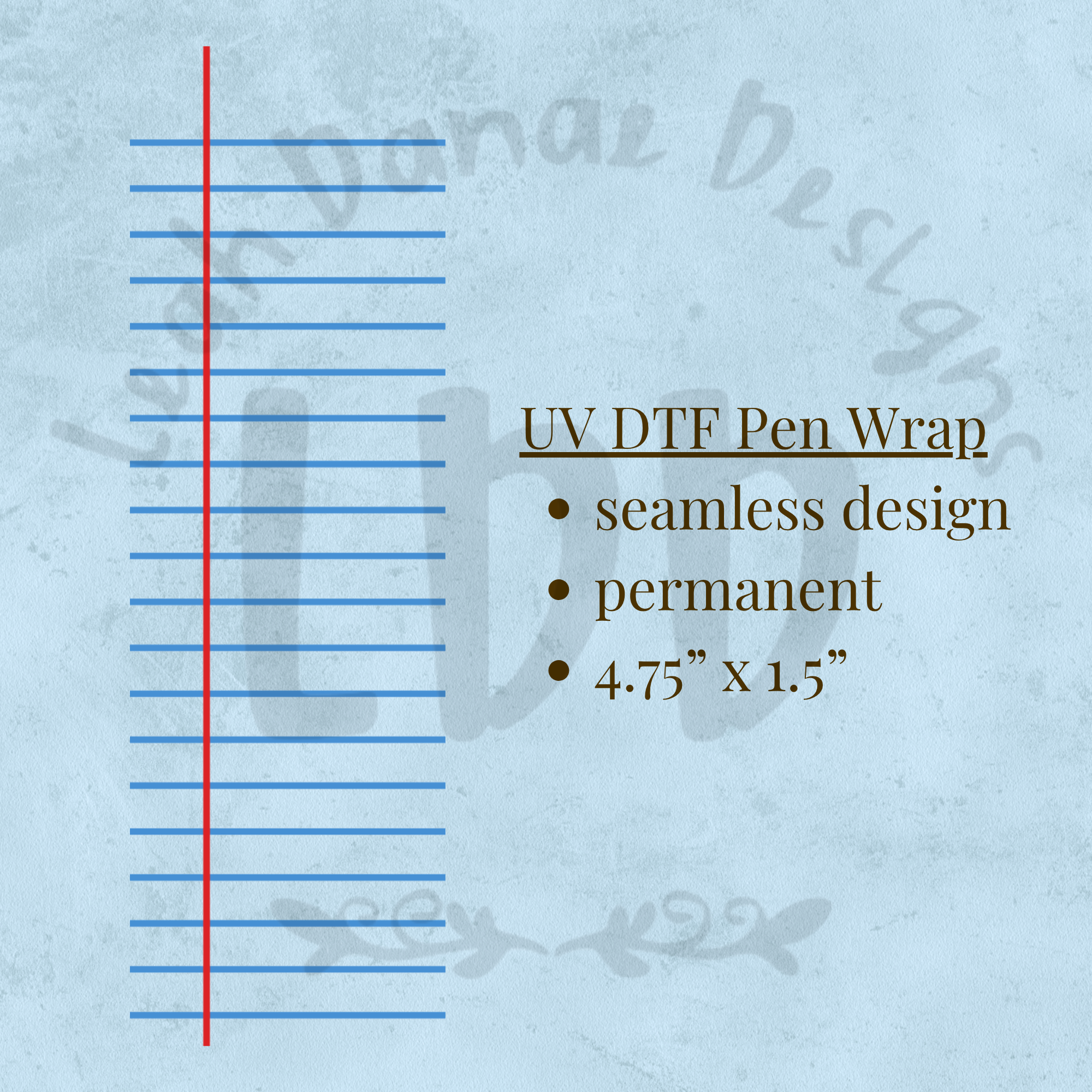 NOTEBOOK - UV DTF Pen Wrap
