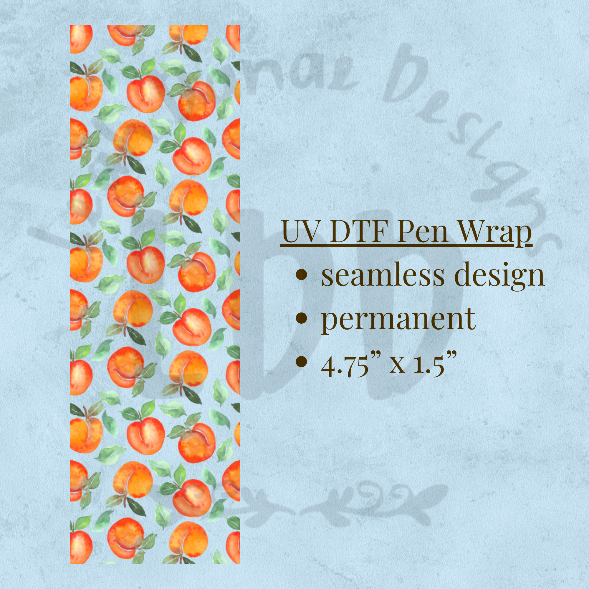PEACH - UV DTF Pen Wrap
